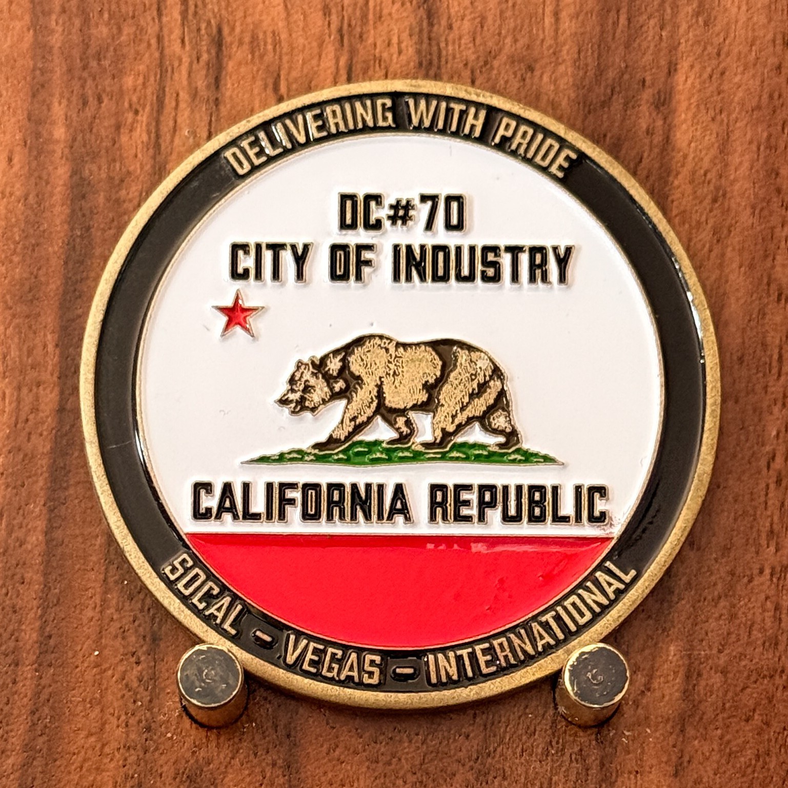 Martin Brower City of Industry Green Belt Safety Champion Challenge Coin  W#30