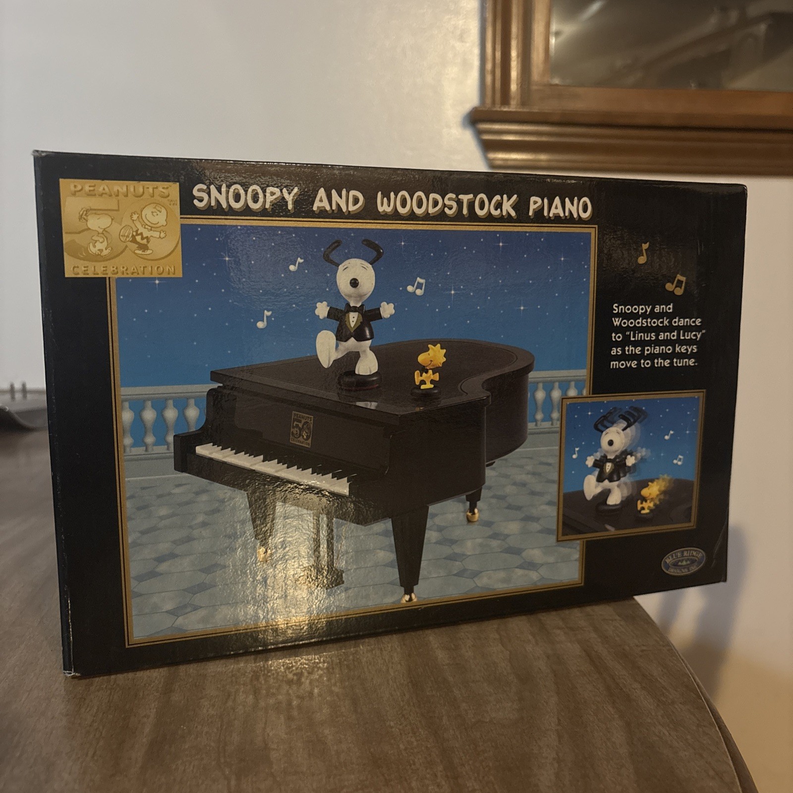 Snoopy and Woodstock Animated Musical Piano Blue Ridge Peanuts 50th Snoopy and Woodstock Animated Musical Piano Blue Ridge Peanuts 50th