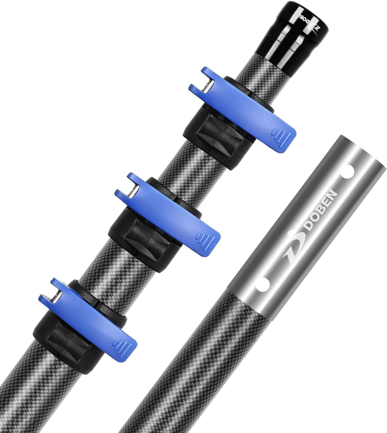 16FT Carbon Fiber Telescopic Pool Pole with Quick Lock 16FT Carbon Fiber Telescopic Pool Pole with Quick Lock