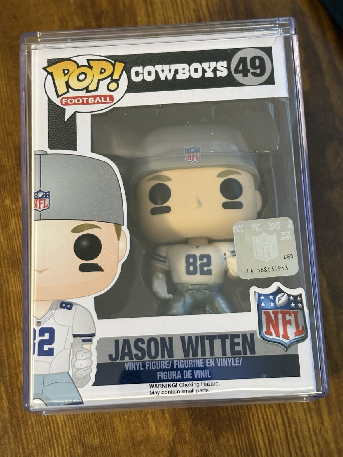 Funko Pop Jason Witten #49 NFL Dallas Cowboys + Protector See Photos Funko Pop Jason Witten #49 NFL Dallas Cowboys + Protector See Photos