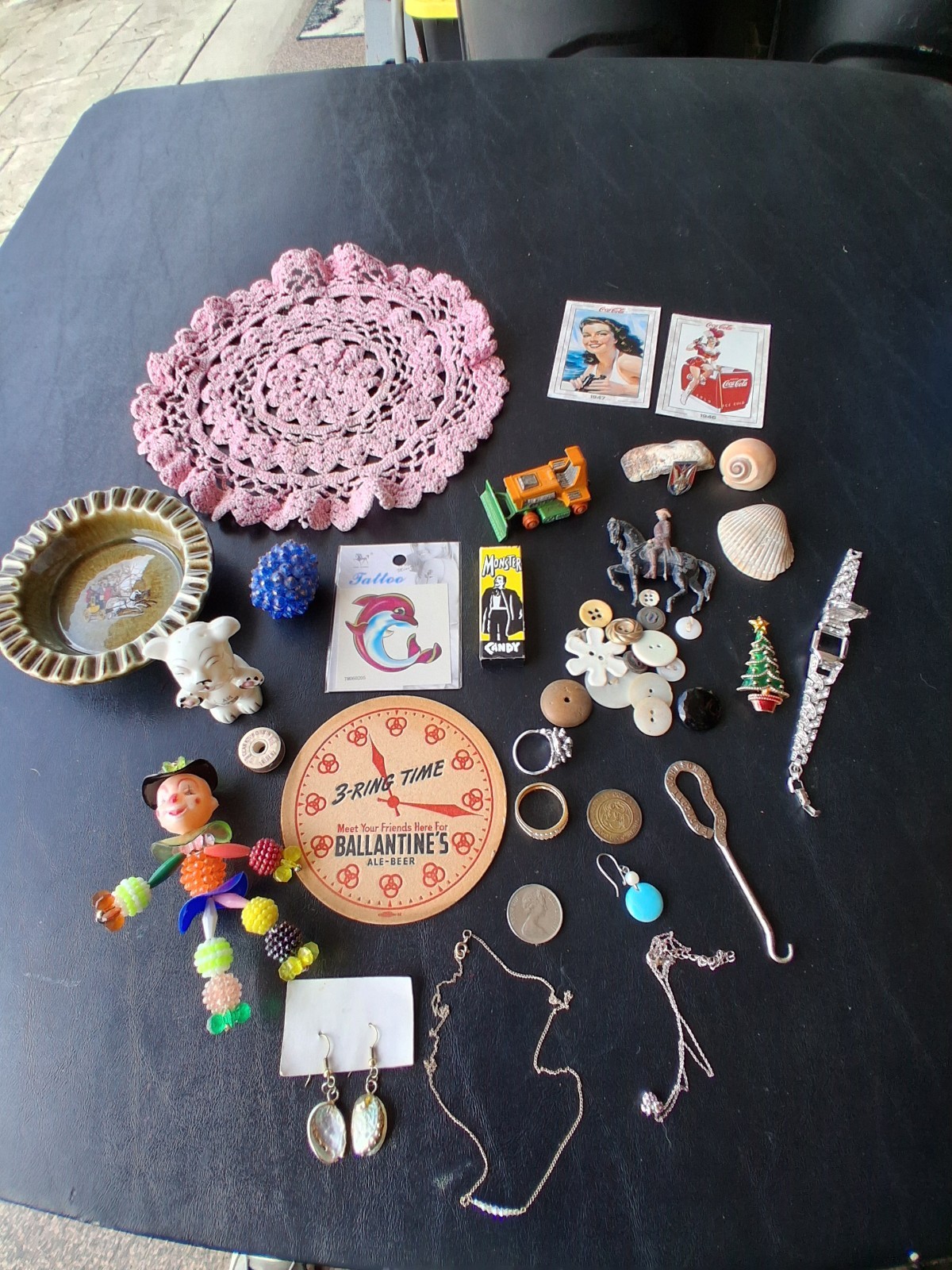 Junk Drawer Lot of Vintage & Antique Collectibles