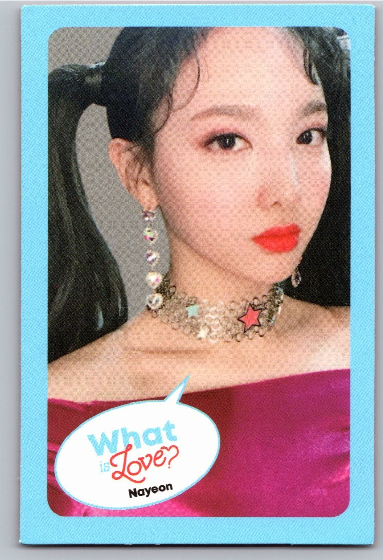 TWICE- NAYEON WHAT IS LOVE OFFICIAL ALBUM PHOTOCARD (US SELLER) TWICE- NAYEON WHAT IS LOVE OFFICIAL ALBUM PHOTOCARD (US SELLER)