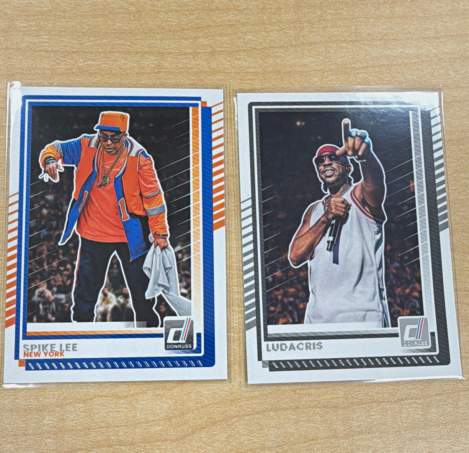 Panini 2022-23 Donruss Basketball Spike Lee #200 Ludacris #122 2-Card Lot Panini 2022-23 Donruss Basketball Spike Lee #200 Ludacris #122 2-Card Lot