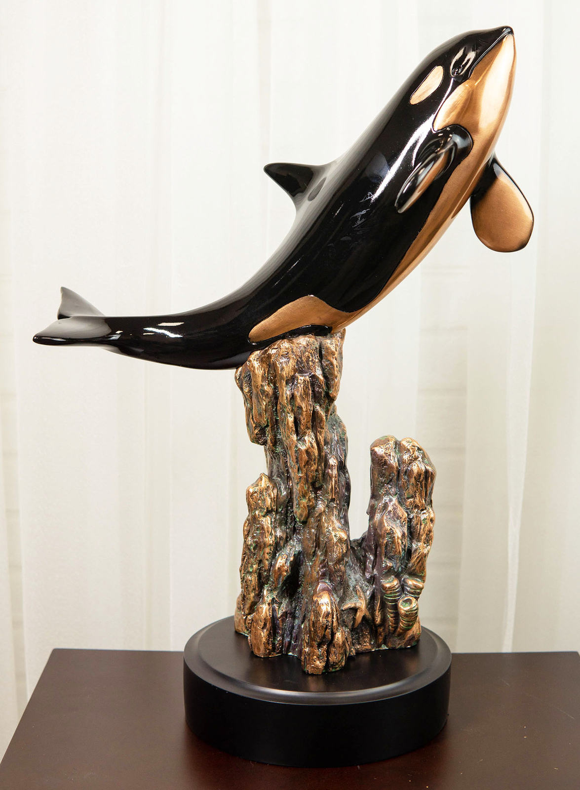 Ebros Large Nautical Marine Sea Orca Killer Whale Swimming By Coral Reefs Statue Ebros Large Nautical Marine Sea Orca Killer Whale Swimming By Coral Reefs Statue