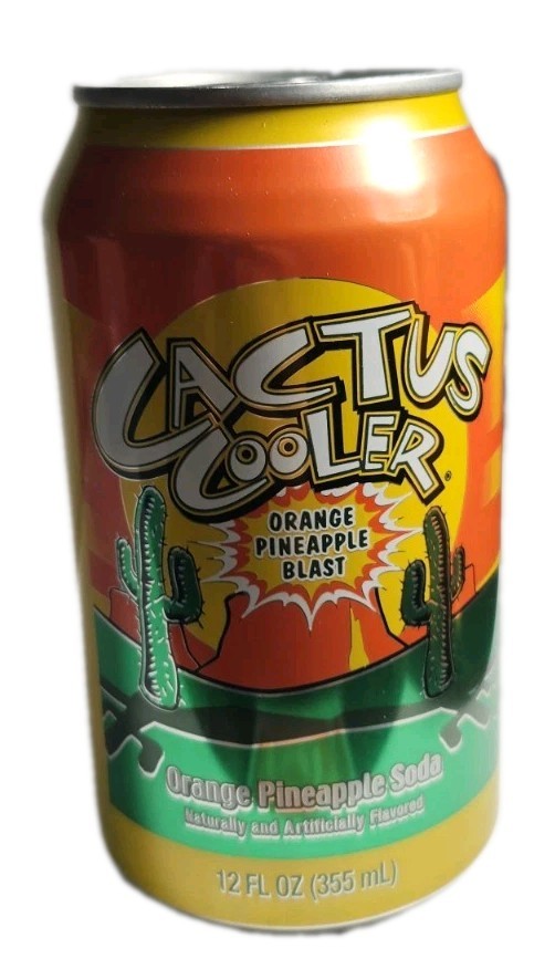 Cactus Cooler Orange-Pineapple Blast FULL NEW 12oz Can USA Cactus Cooler Orange-Pineapple Blast FULL NEW 12oz Can USA