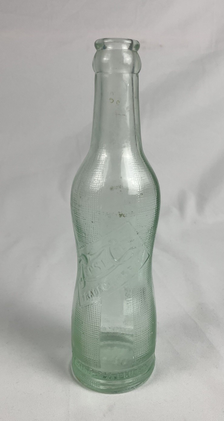 PEPSI COLA Vintage Bottle Aqua Glass Pinch Peanut 6 1/2 oz Akron, Ohio 1920's PEPSI COLA Vintage Bottle Aqua Glass Pinch Peanut 6 1/2 oz Akron, Ohio 1920's