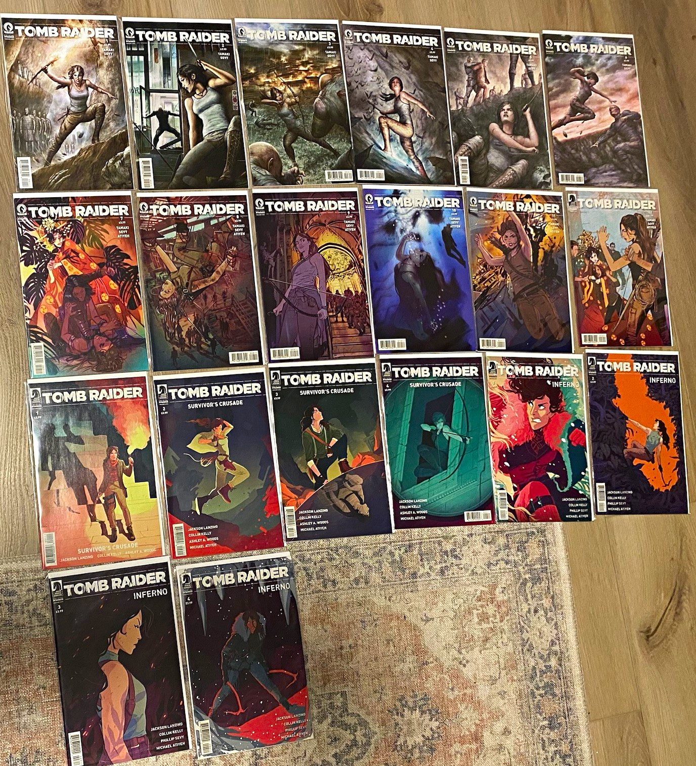 Dark Horse Tomb Raider Comic Book Lot Set, Lara Croft, Gail Simone, English Dark Horse Tomb Raider Comic Book Lot Set, Lara Croft, Gail Simone, English