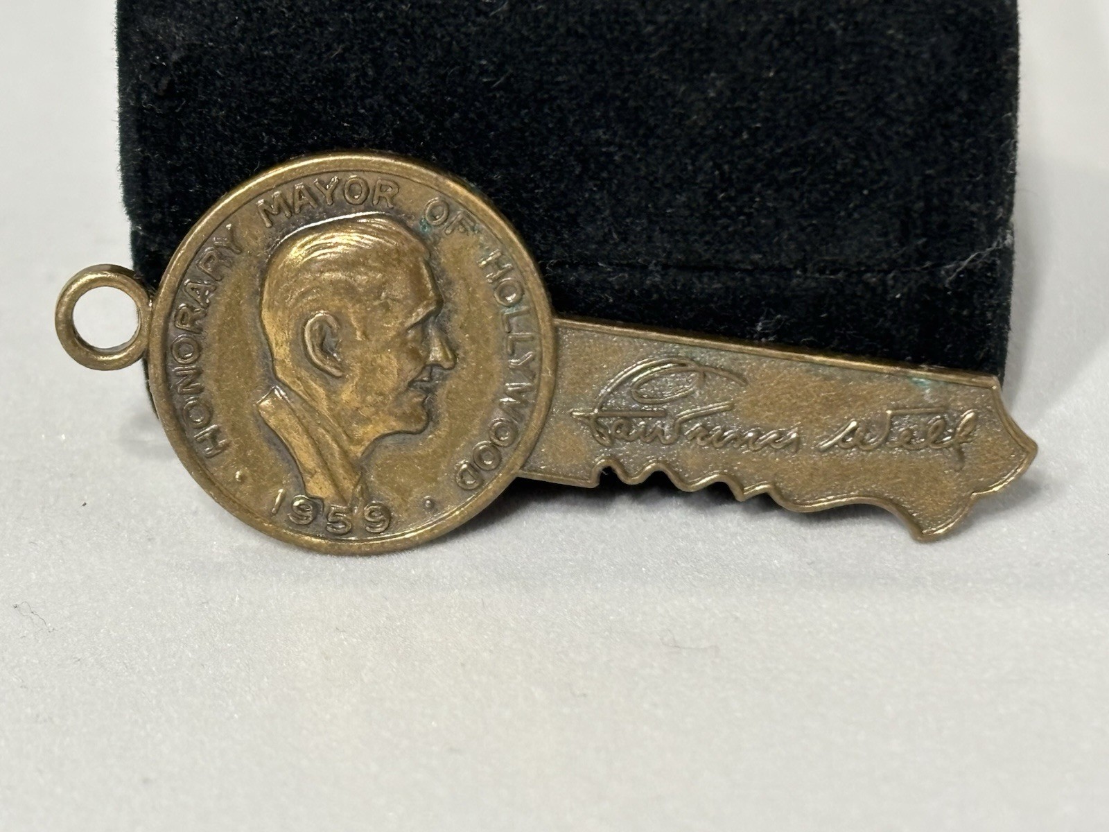 Vintage 1959 Honorary Mayor Key for Lawrence Welk Collectable