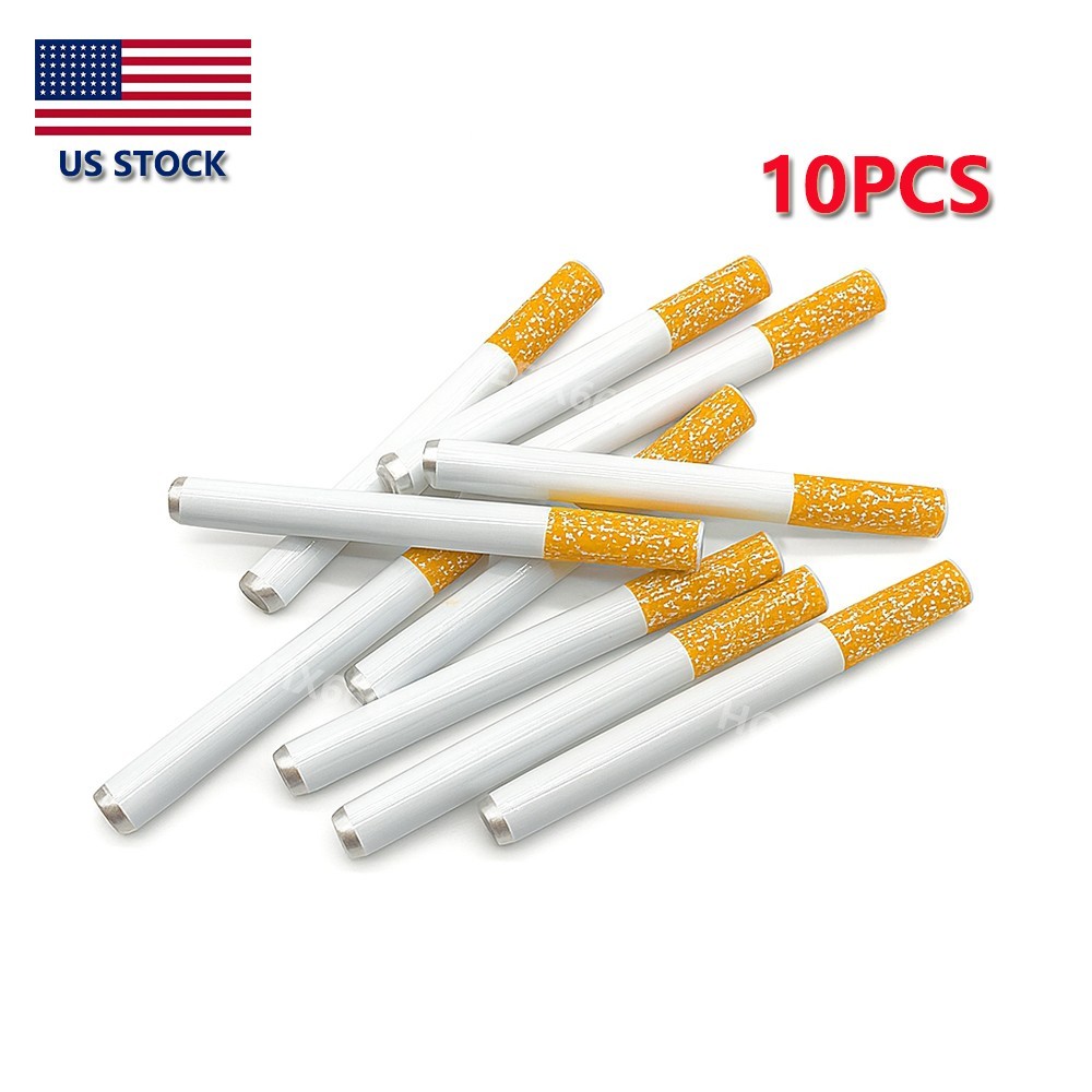 10x Metal One Hitter Dugout Pipe Cigarette Bat Large 78mm / 3.07" 10x Metal One Hitter Dugout Pipe Cigarette Bat Large 78mm / 3.07"
