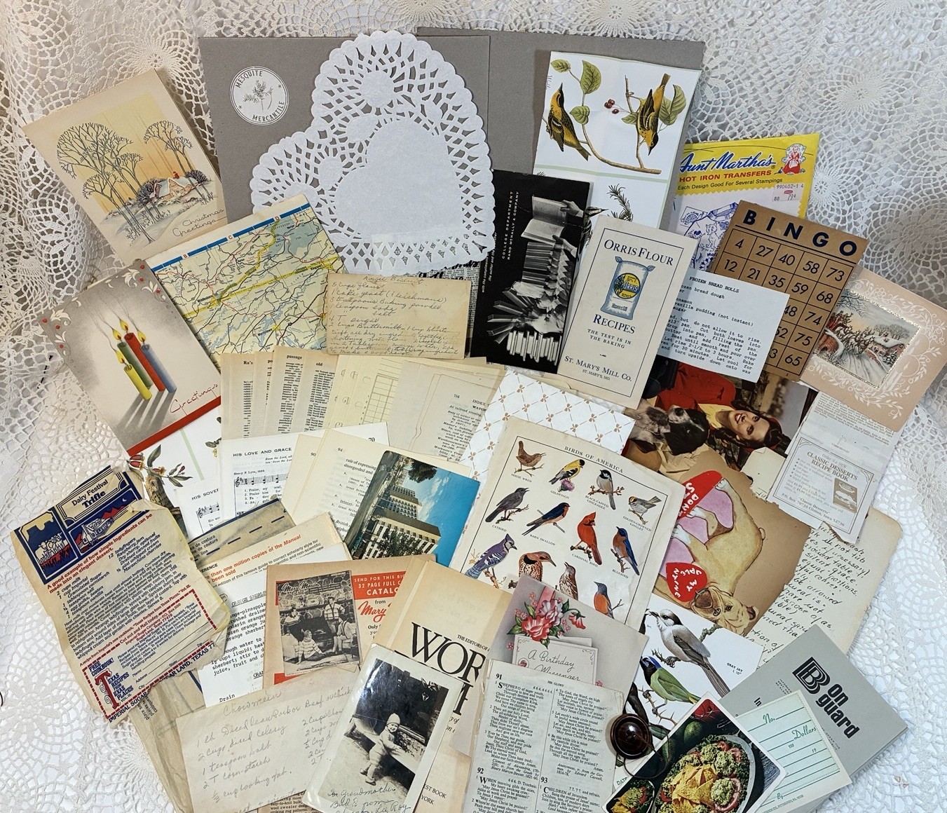 Grandma’s House Collection 50+ Pcs Authentic Vintage Ephemera Junk Journal Art Grandma’s House Collection 50+ Pcs Authentic Vintage Ephemera Junk Journal Art