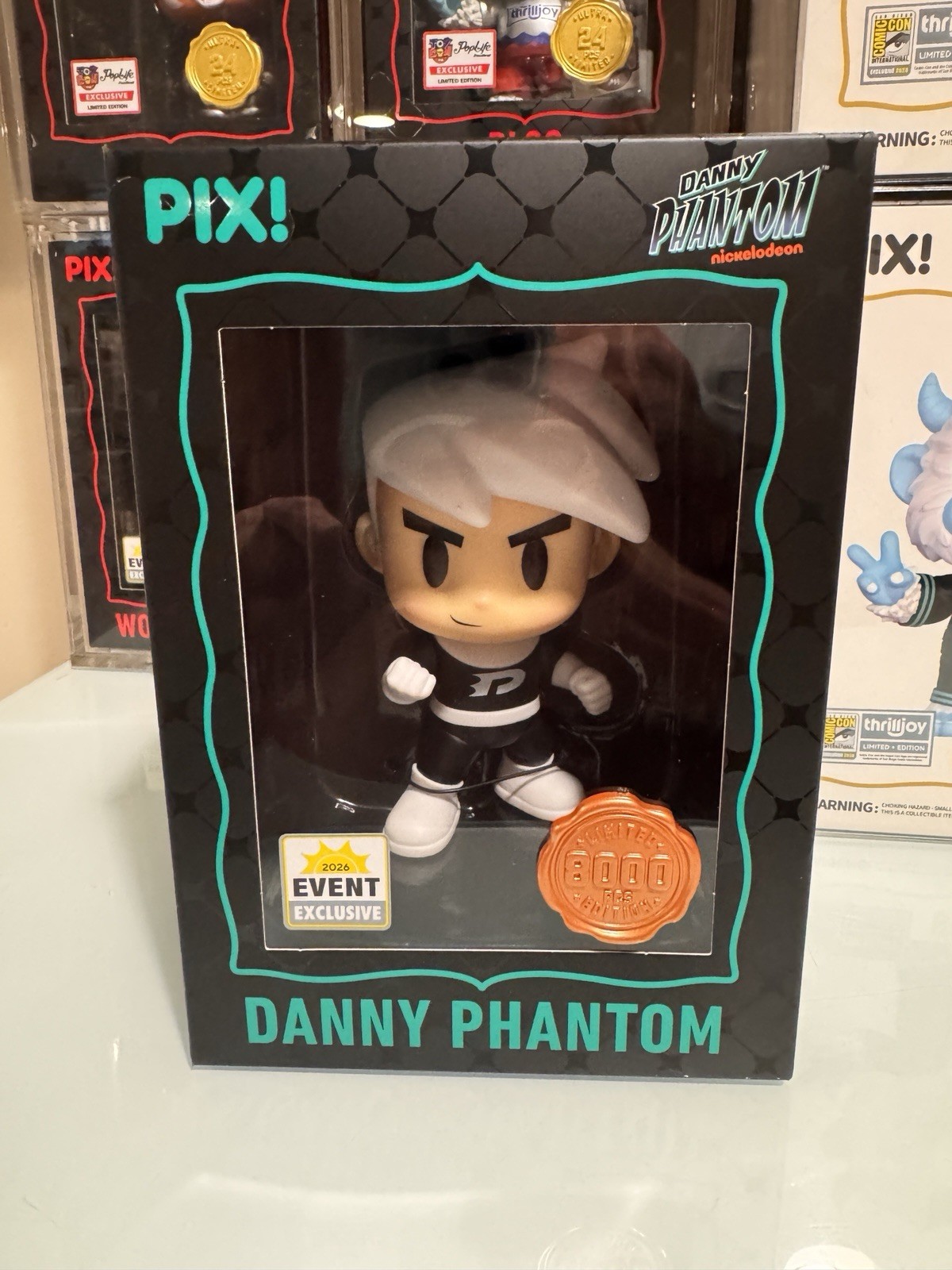Thrilljoy Event Exclusive Share Sdcc 2026 Pix Danny Phantom Hero LE 8000pcs DMG Thrilljoy Event Exclusive Share Sdcc 2026 Pix Danny Phantom Hero LE 8000pcs DMG