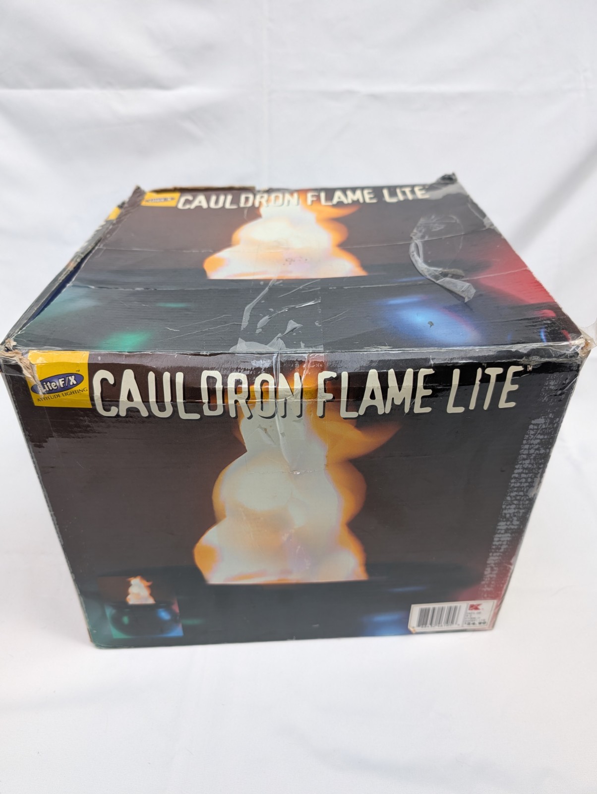 Vintage 2003 Lite FX Cauldron Flame Lite Halloween Prop Model 46105 Faux Fire Vintage 2003 Lite FX Cauldron Flame Lite Halloween Prop Model 46105 Faux Fire