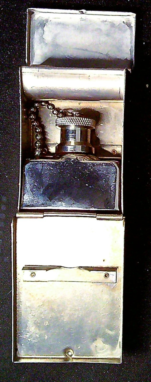Vintage M.D. Pioneer Brass Lighter–William E. Davies W. VA. Cave Survey Gear Vintage M.D. Pioneer Brass Lighter–William E. Davies W. VA. Cave Survey Gear