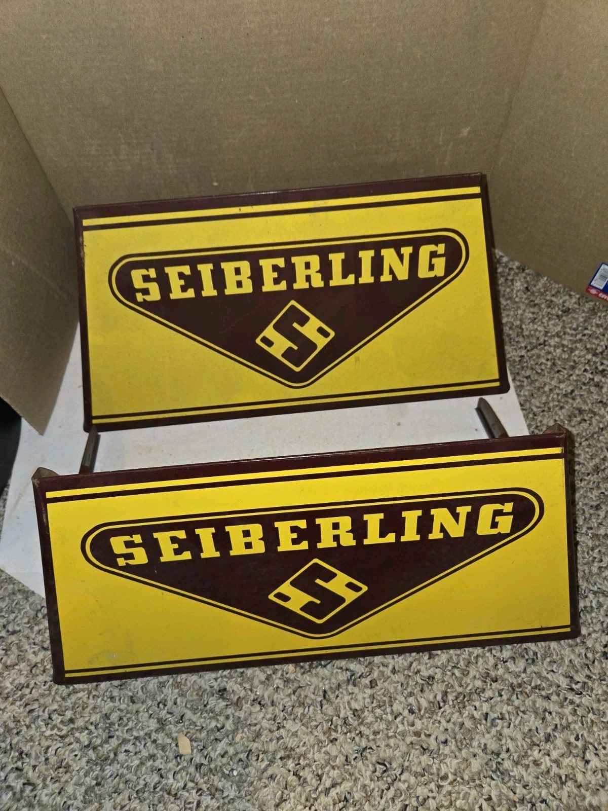 Vintage 1950's Seiberling Tire Retail Auto Store Display Rack Stand Holder Sign Vintage 1950's Seiberling Tire Retail Auto Store Display Rack Stand Holder Sign