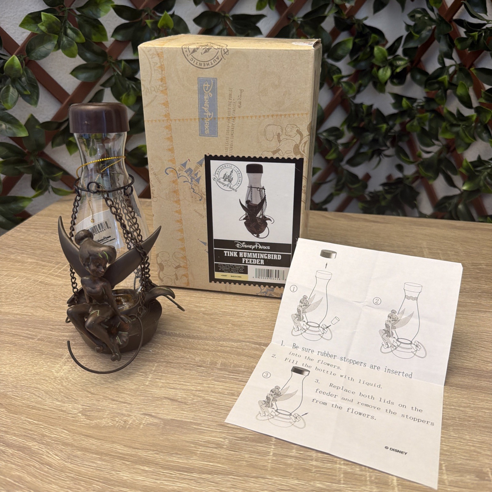 New Disney Parks Tinker Bell Tink Hummingbird Feeder New Disney Parks Tinker Bell Tink Hummingbird Feeder