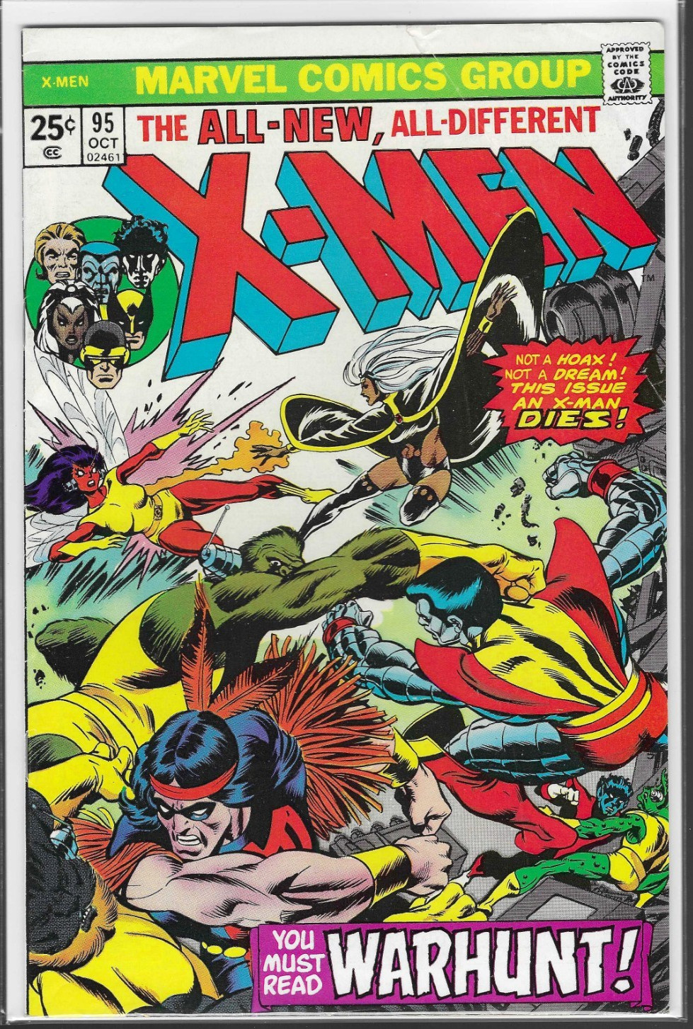 The X-Men #95 (Marvel Comics October 1975) Vol. 1 FN/VF The X-Men #95 (Marvel Comics October 1975) Vol. 1 FN/VF