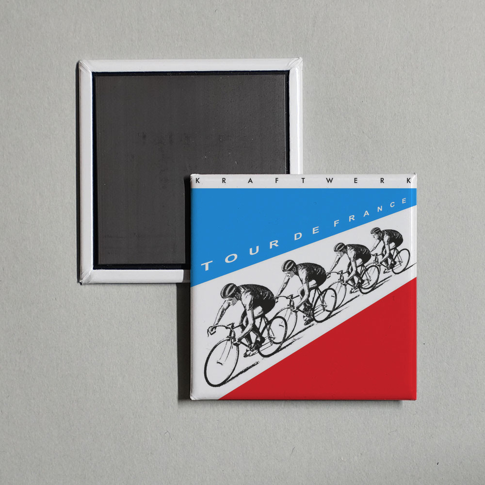 Kraftwerk - Tour de France (2009 Remaster) Album Cover Locker Fridge Magnet Kraftwerk - Tour de France (2009 Remaster) Album Cover Locker Fridge Magnet