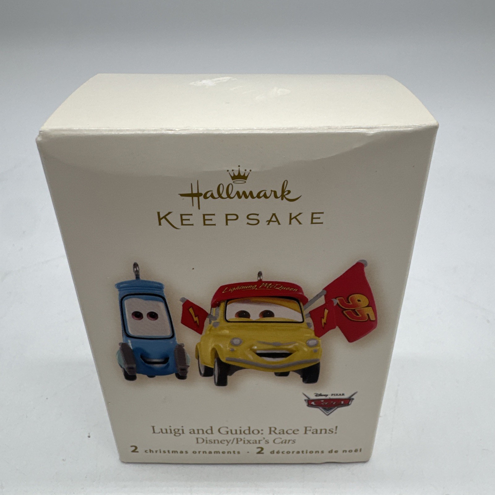 Luigi and Guido: Race Fans Disney/Pixar's Cars, 2008 Hallmark Ornament No Flags Luigi and Guido: Race Fans Disney/Pixar's Cars, 2008 Hallmark Ornament No Flags