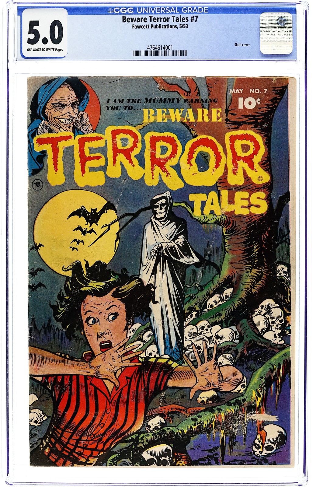 Beware Terror Tales #7 CGC 5.0 1953 4764614001 Beware Terror Tales #7 CGC 5.0 1953 4764614001