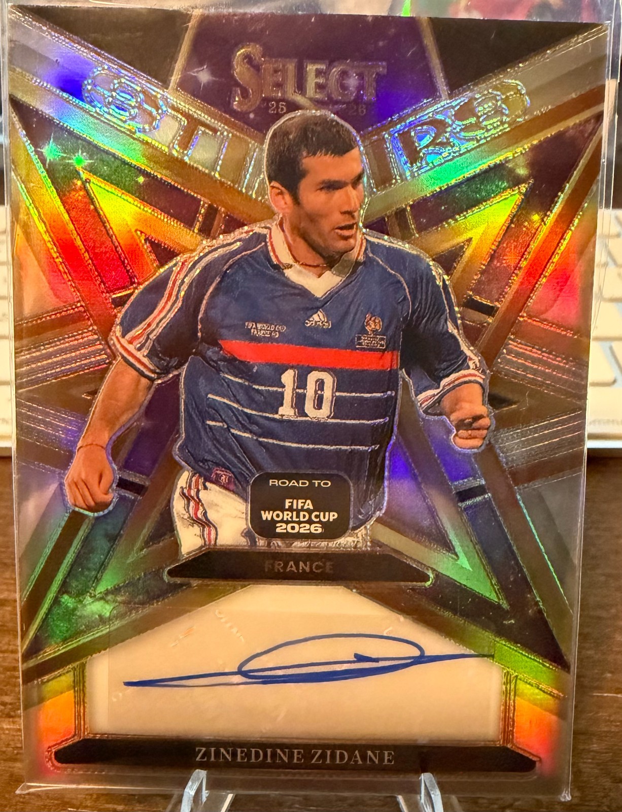Panini World Cup Select Zinedine Zidane Auto Panini World Cup Select Zinedine Zidane Auto