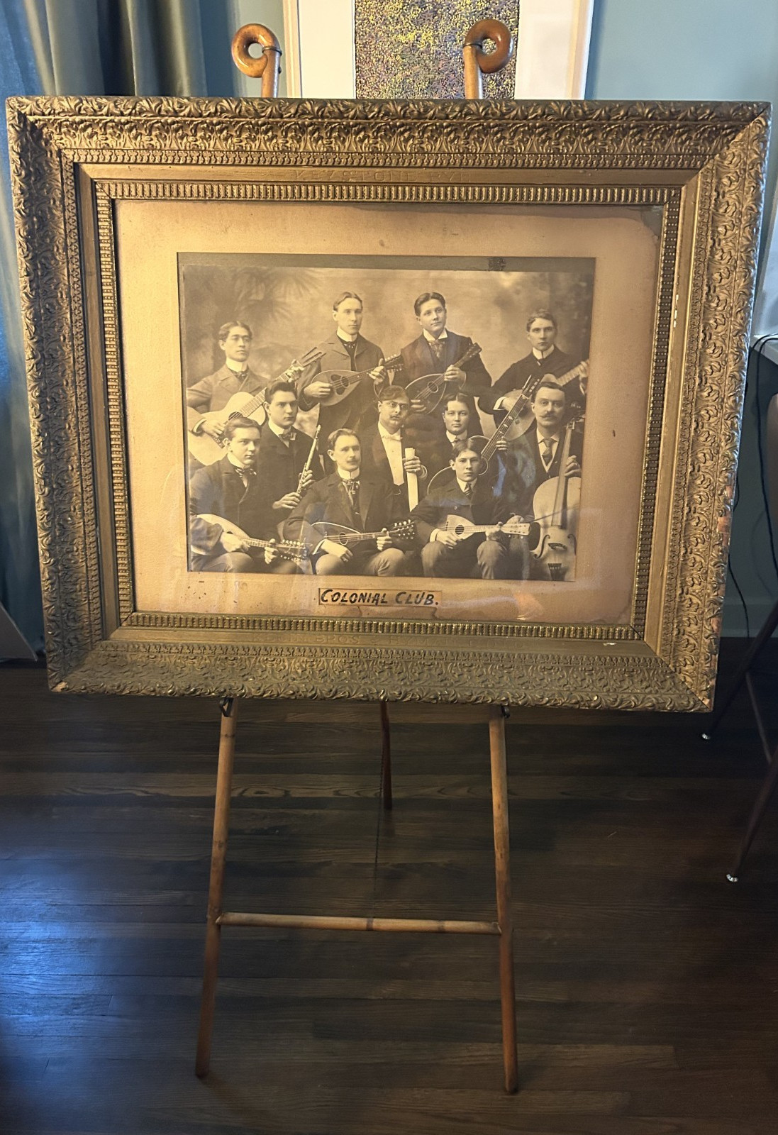 Antique “Colonial Club” Mandolin Orchestra Photograph - Klein Bros & Hyman Frame Antique “Colonial Club” Mandolin Orchestra Photograph - Klein Bros & Hyman Frame