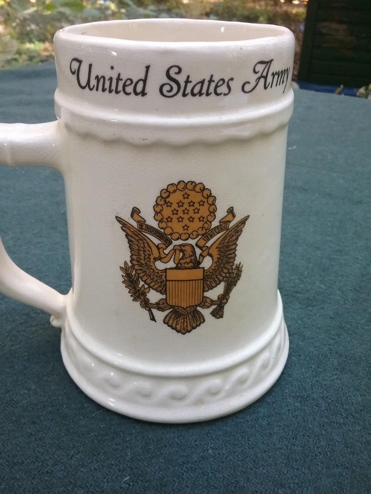 Vintage 1950s United States Army Ceramic Stein by Nassau China 6" VGC RARE Vintage 1950s United States Army Ceramic Stein by Nassau China 6" VGC RARE