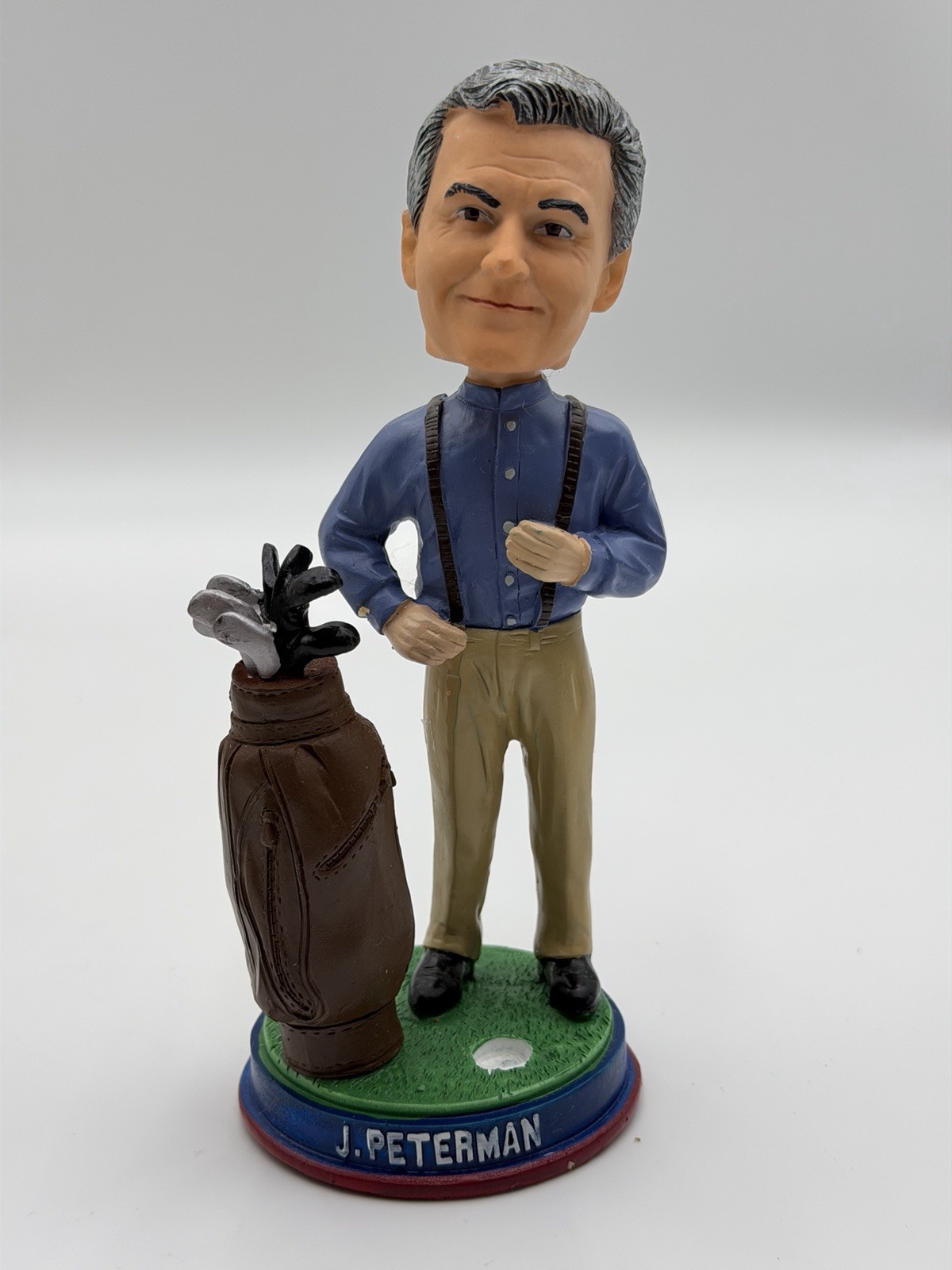 Brooklyn Cyclones J PETERMAN BOBBLEHEAD Seinfeld SGA Golf VERY RARE 2016