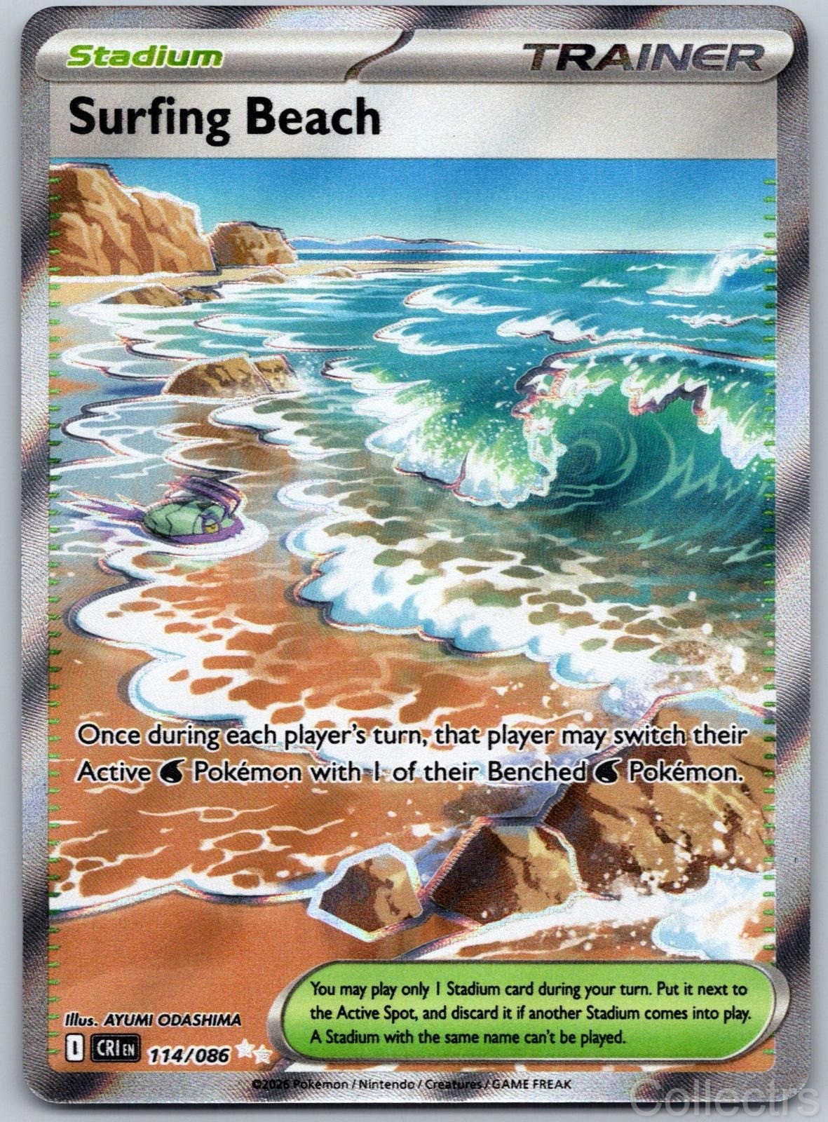 SURFING BEACH 114/086 CHAOS RISING NM/M SURFING BEACH 114/086 CHAOS RISING NM/M