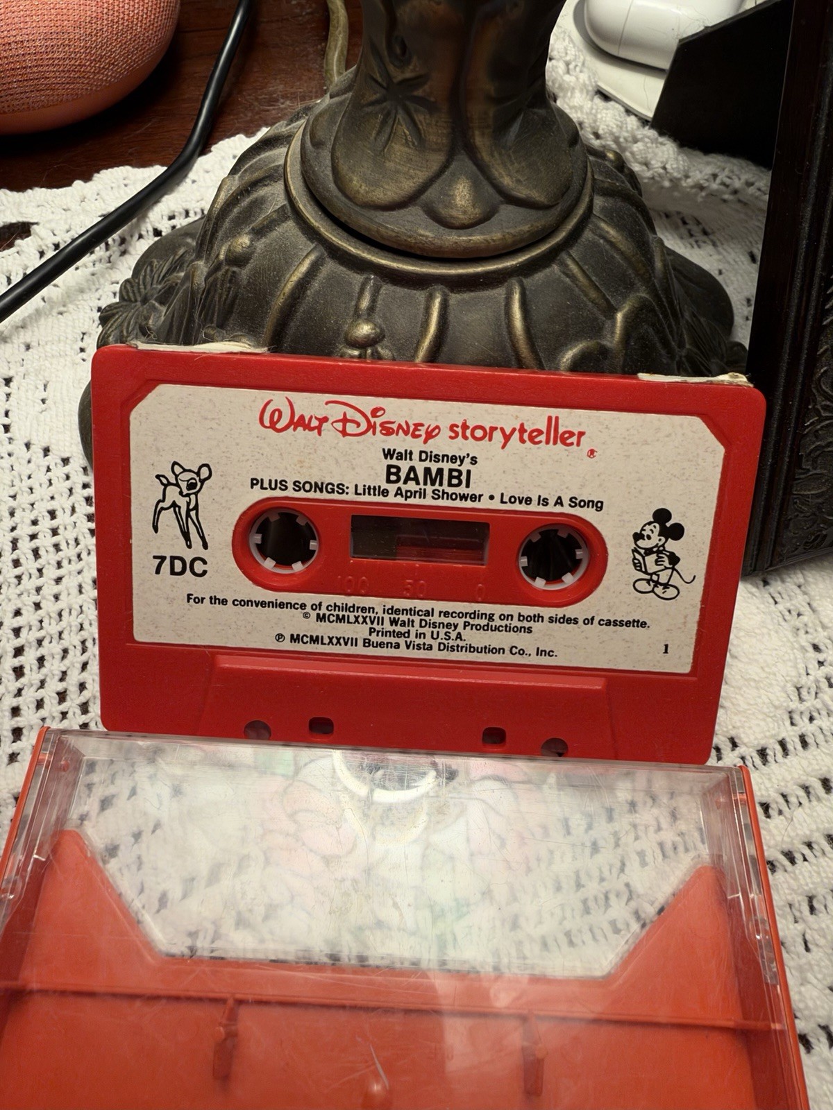 Vintage Walt Disney Storyteller Bambi Audio Cassette