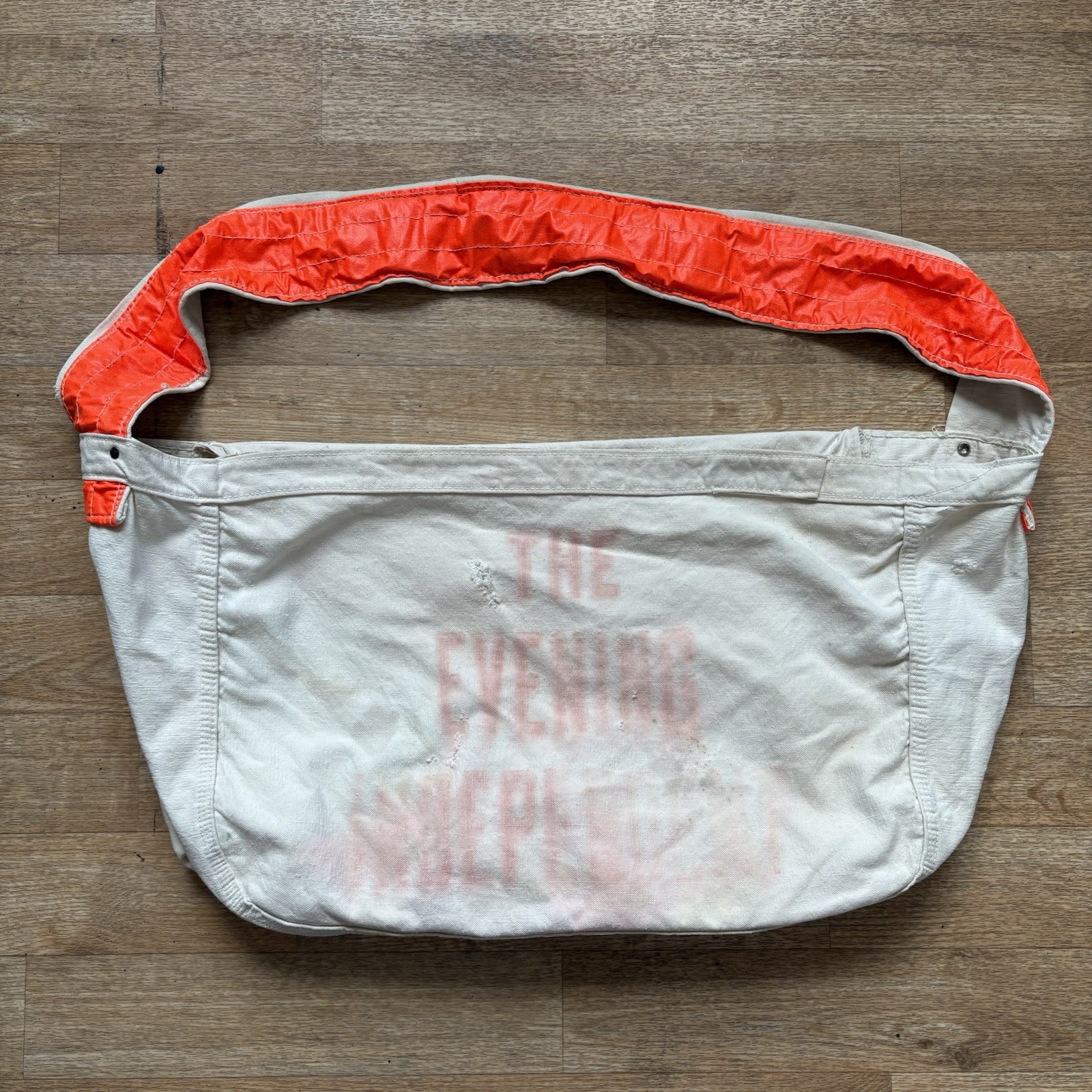 Vintage The Daily News Evening Independent Newspaper Newsboy Carrier's Bag Ohio