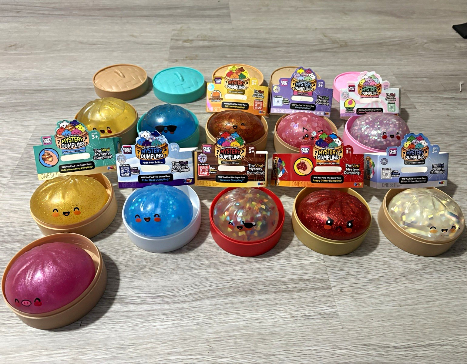 Crazy Fun Mystery Dumpling Blind Pack Squishy Figures Lot Multicolor Age 3+ Crazy Fun Mystery Dumpling Blind Pack Squishy Figures Lot Multicolor Age 3+