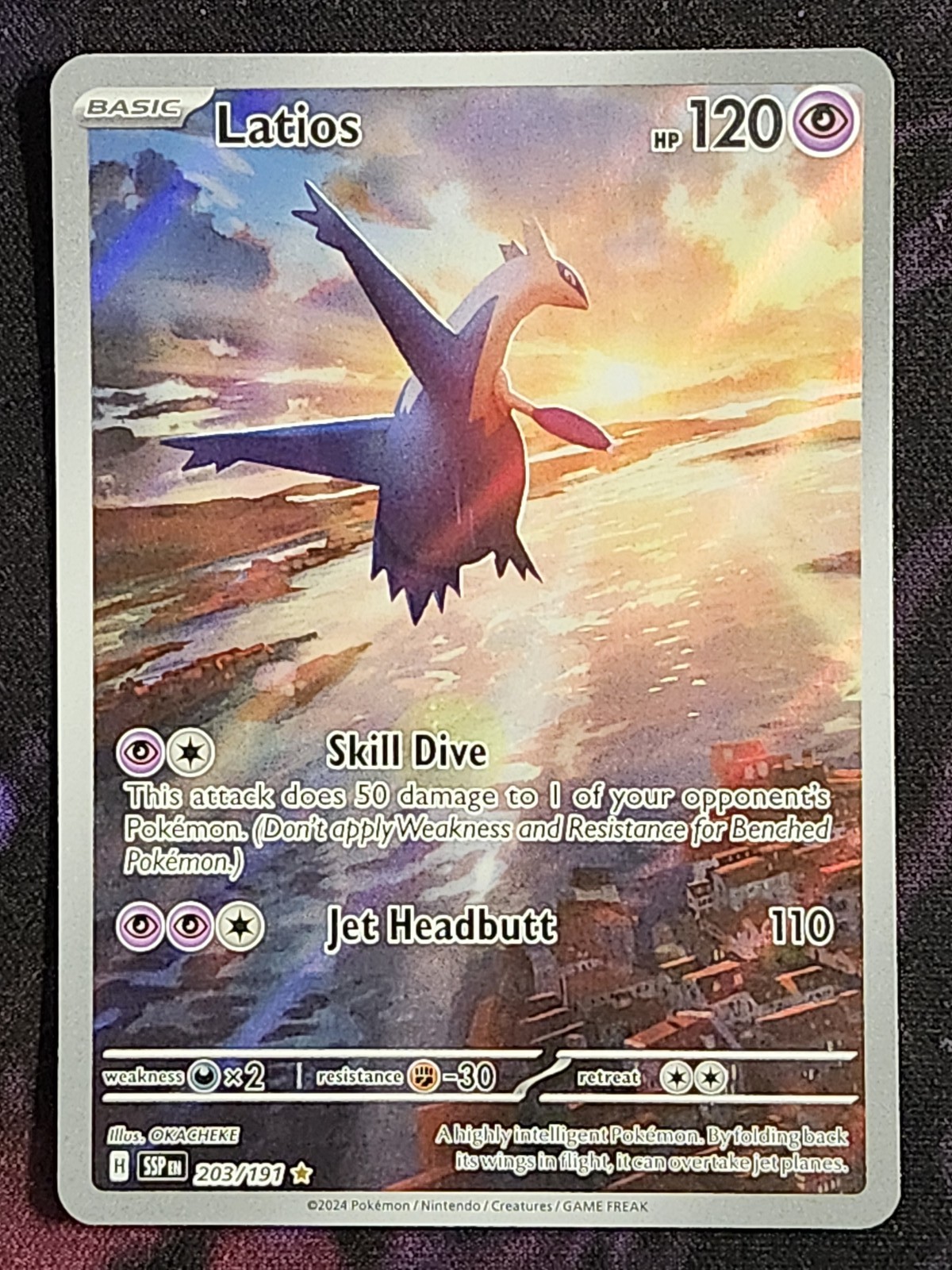 Pokemon Latios 203/191 Surging Sparks SSP