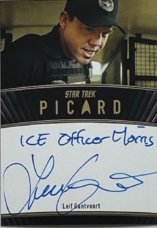 Leif Gantvoort  Inscription Autograph from Star Trek Picard Seasons 2 & 3