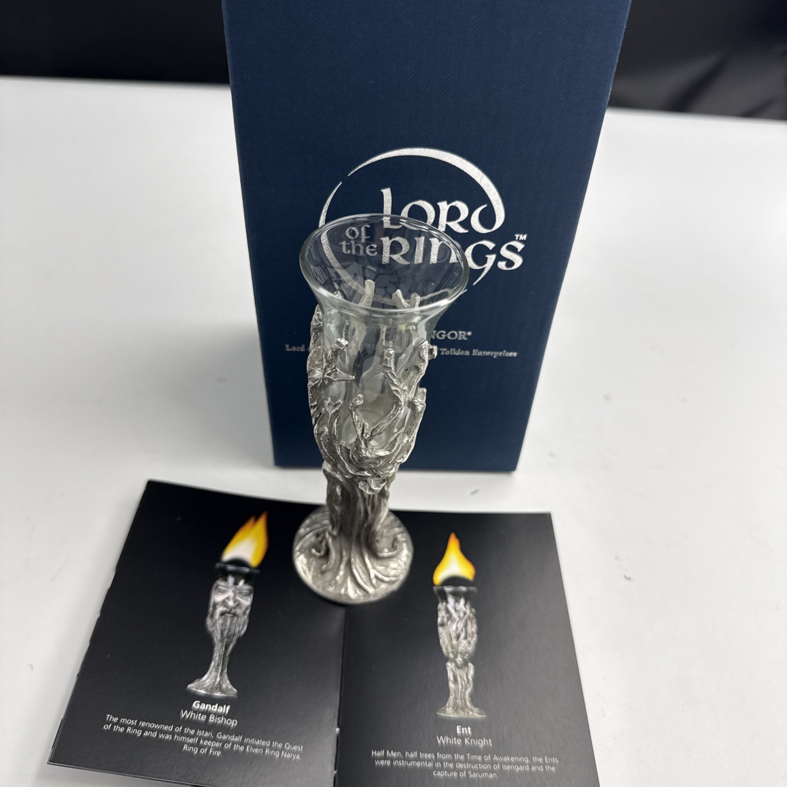 Royal Selangor Lord of the Rings Shot Glass Ent 2001 Pewter NIB Royal Selangor Lord of the Rings Shot Glass Ent 2001 Pewter NIB
