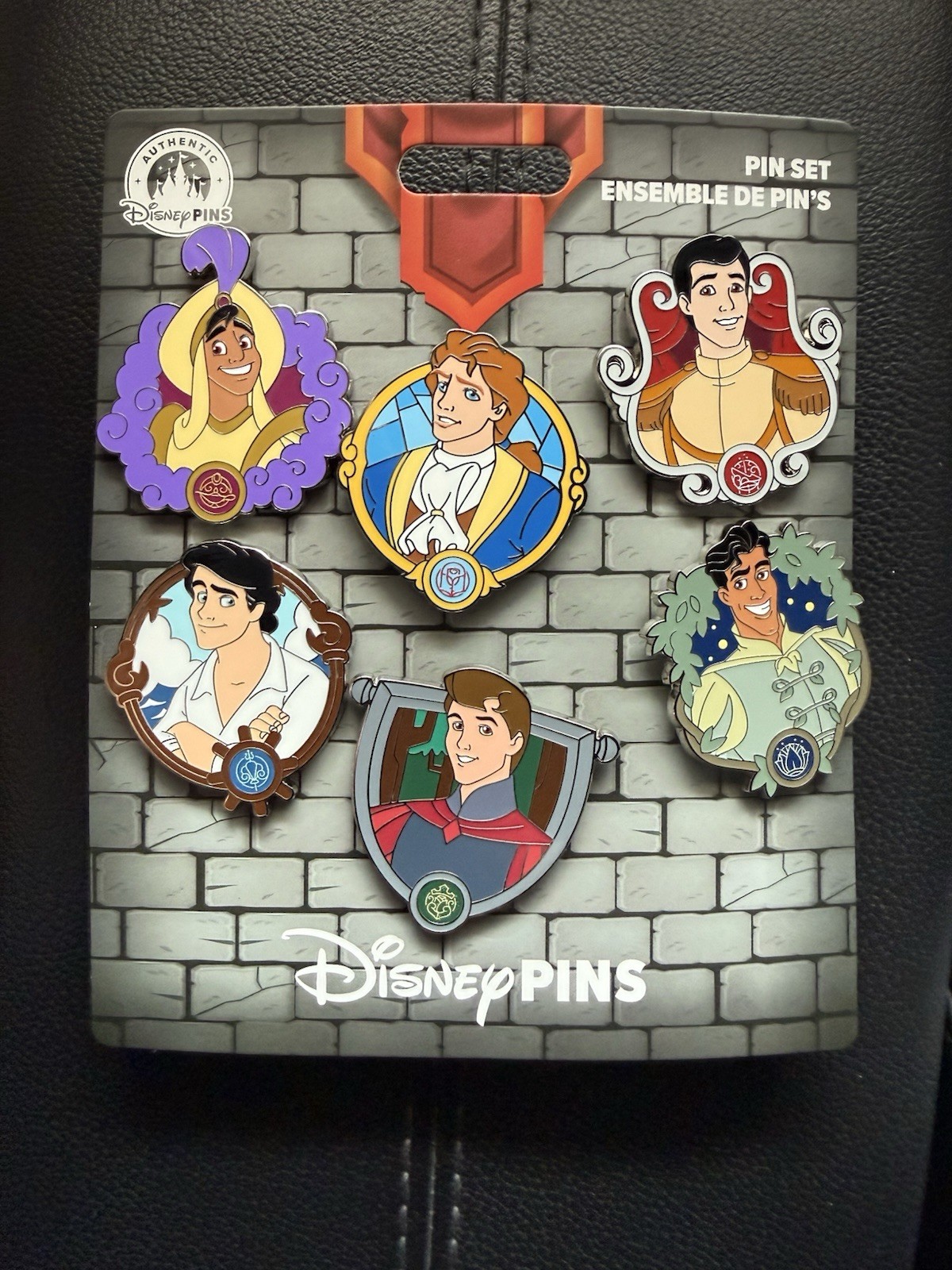New Disney Parks Trading Pin 2026 Disney Princes Set Of 6 New With Tags