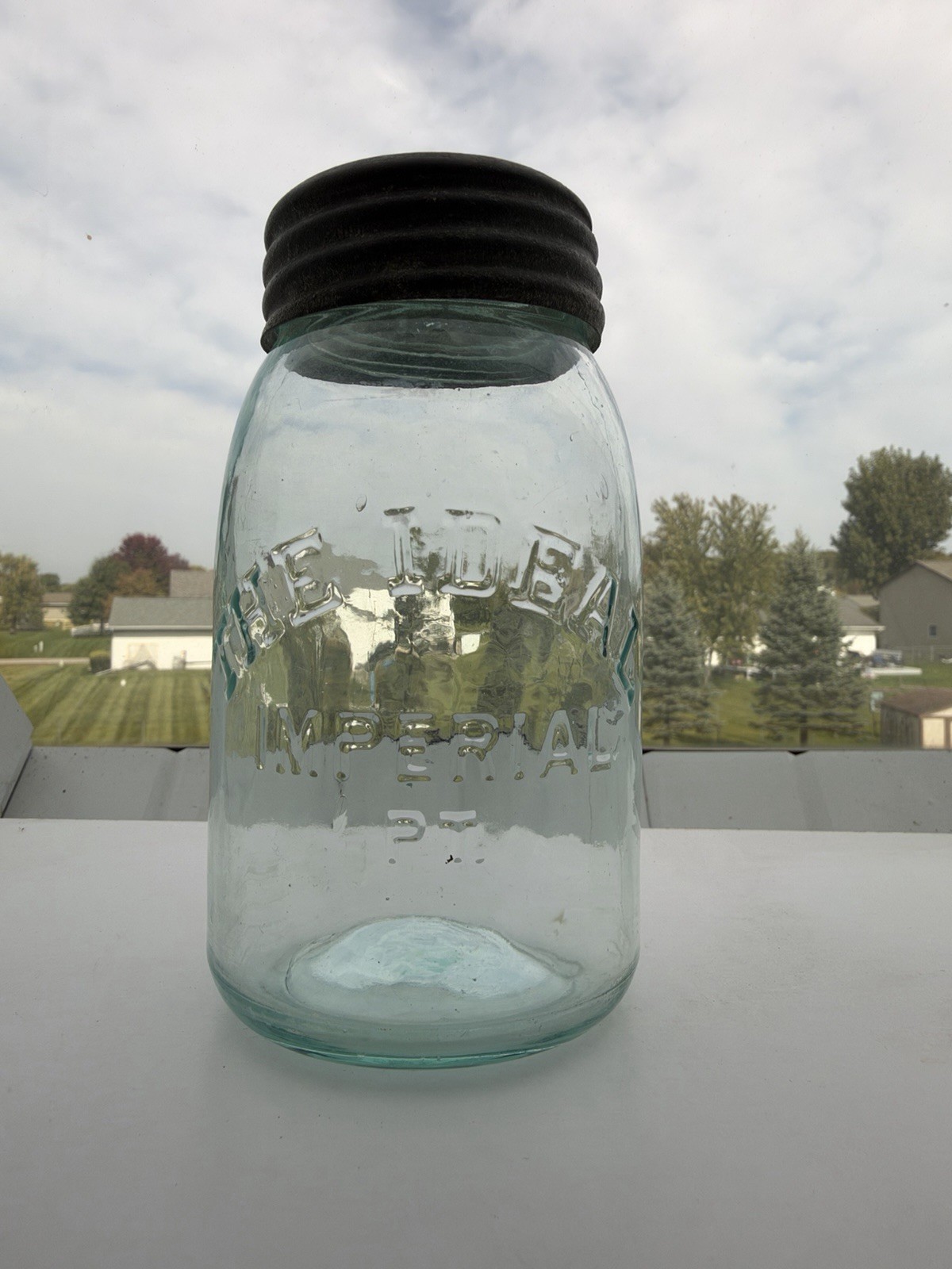 Antique The Ideal Imperial Pint Fruit Mason Jar Antique The Ideal Imperial Pint Fruit Mason Jar