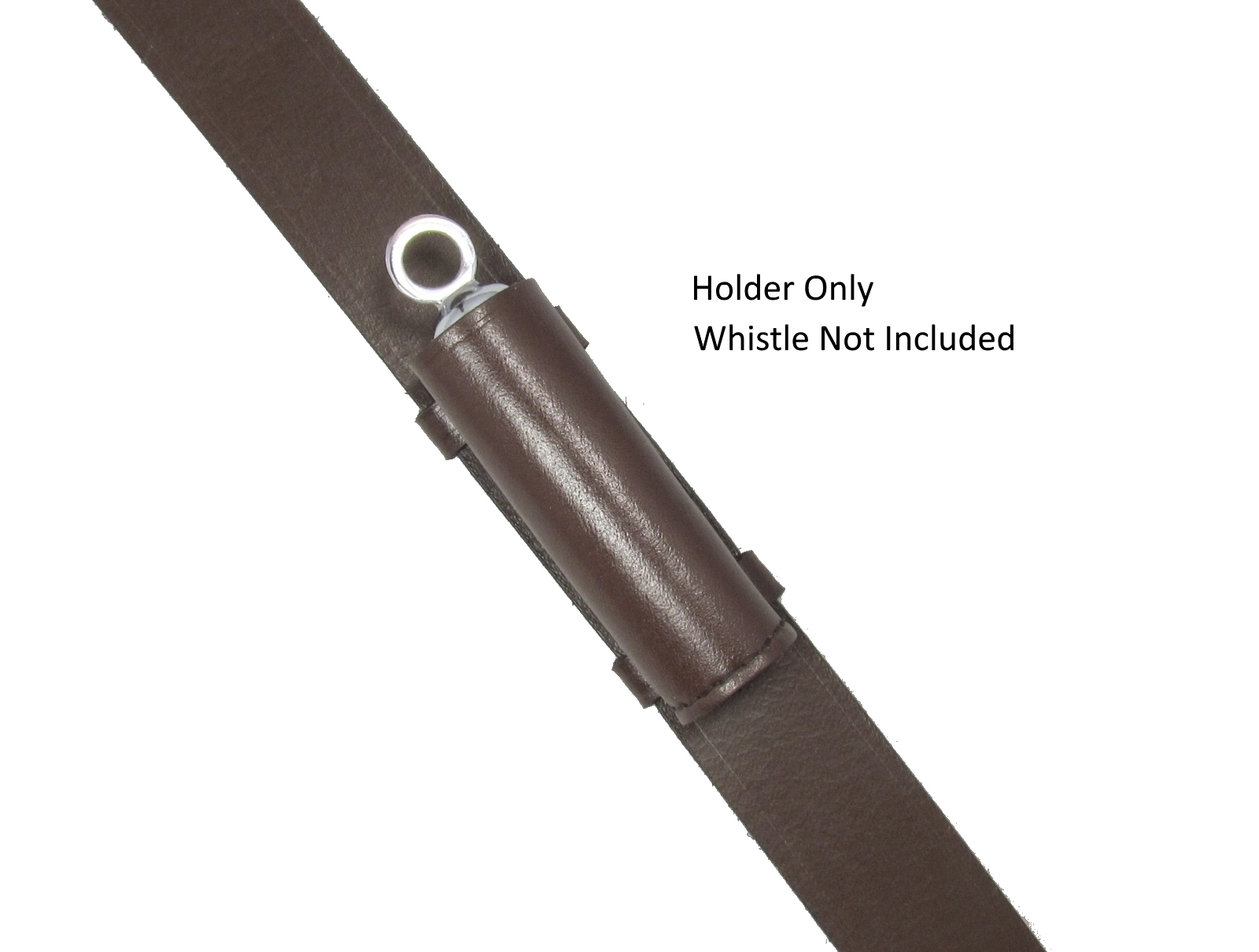 Whistle Holder Brown Fit Over Sam Brown Shoulder Strap WW1 & WW2 R1516 Whistle Holder Brown Fit Over Sam Brown Shoulder Strap WW1 & WW2 R1516