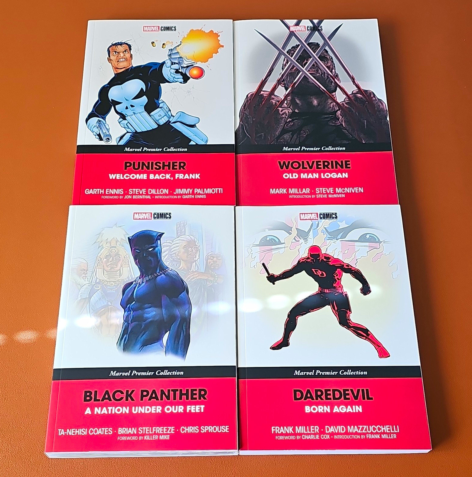 Marvel Premier Collection Punisher Wolverine Black Panther Daredevil TPB Lot Marvel Premier Collection Punisher Wolverine Black Panther Daredevil TPB Lot