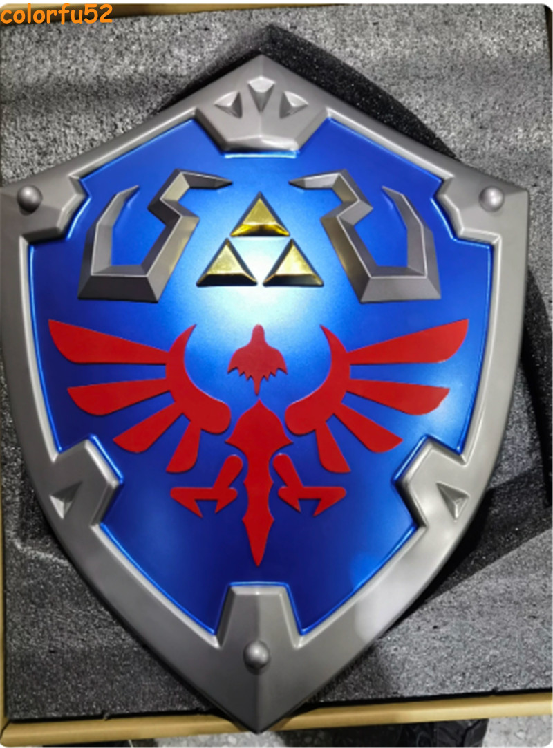 The Legend of Zelda Master Hylian 1:1 Metal Shield Replica (Sword Not Included) The Legend of Zelda Master Hylian 1:1 Metal Shield Replica (Sword Not Included)
