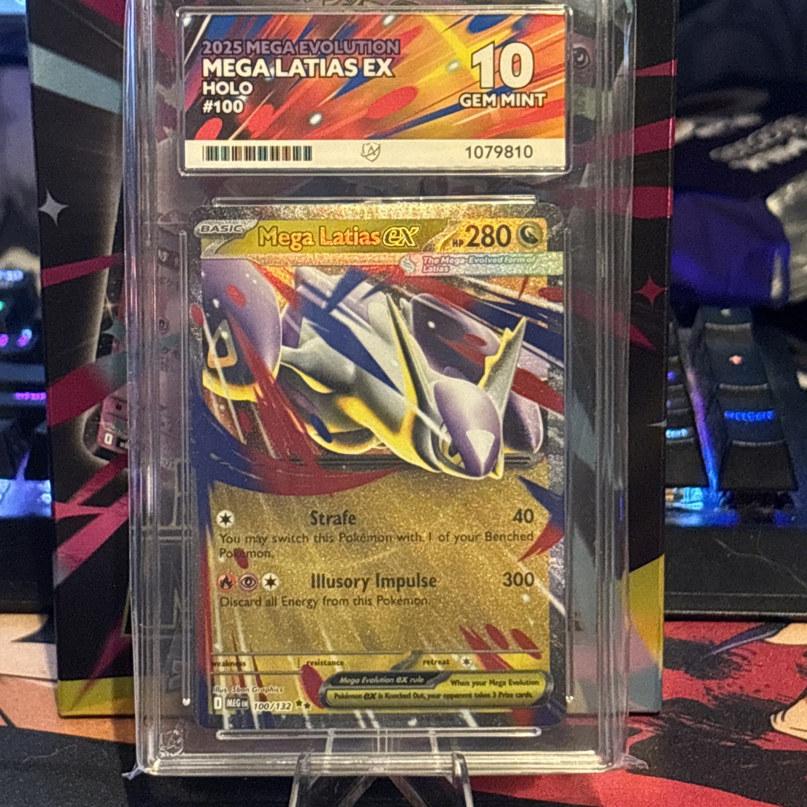 Pokémon TCG Mega Latias EX 100/132 Double Rare, ACE Gem Mint 10