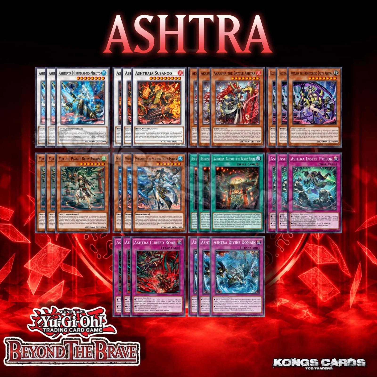 Ashtra Deck Core 30 Cards BETB Beyond the Brave 1st Ed Yu-Gi-Oh PREORDER