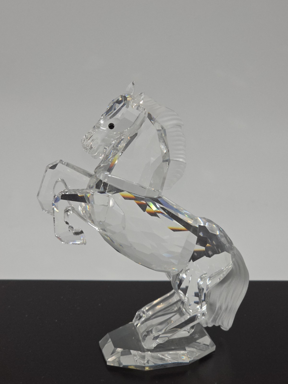 Swarovski Crystal Rearing Horse Figurine 7612 Made in Austria Vintage Swarovski Crystal Rearing Horse Figurine 7612 Made in Austria Vintage