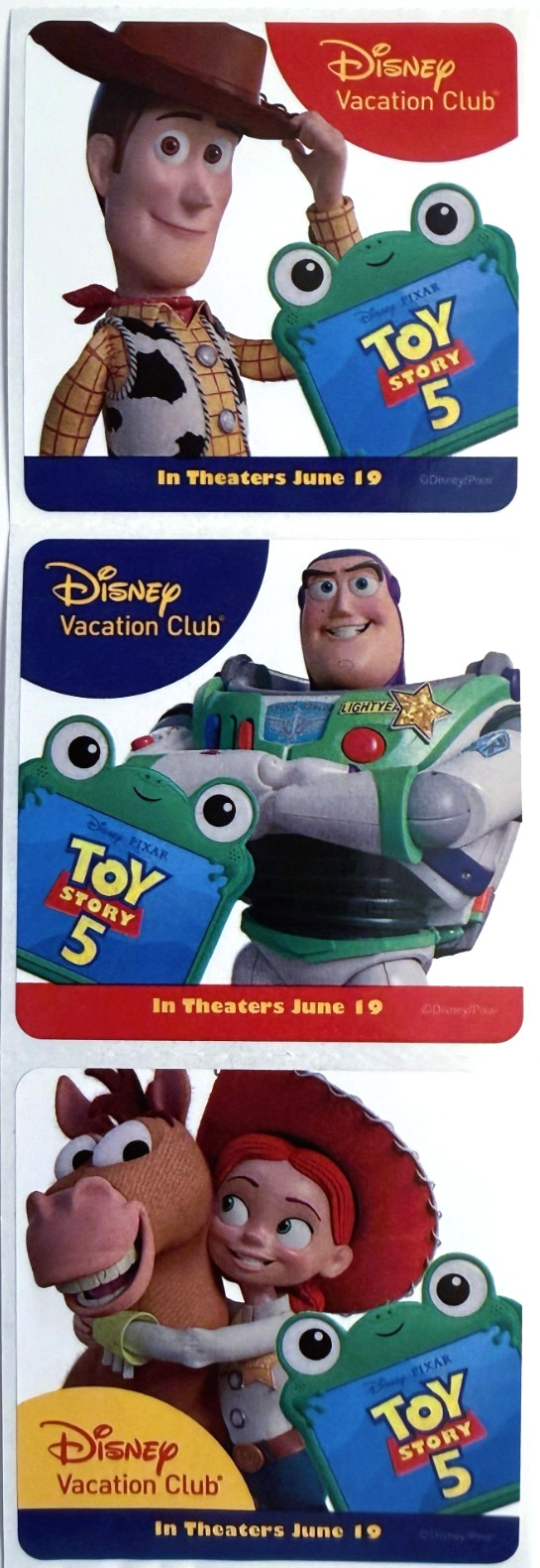 Toy Story 5 Sticker Woody Jessie Buzz Lightyear Lily Disney World Vacation Club Toy Story 5 Sticker Woody Jessie Buzz Lightyear Lily Disney World Vacation Club