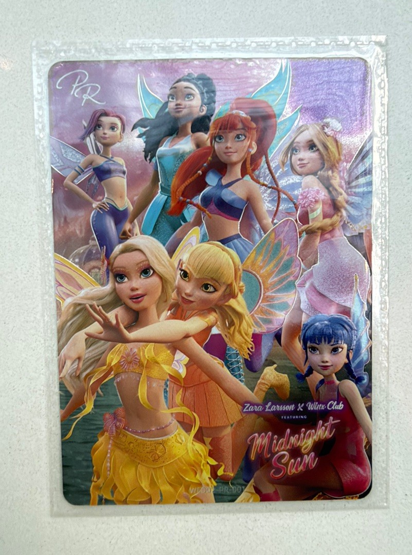 NYCC 2026 Kayou Zara Larsson X Winx Club Midnight Sun Promo Card NYCC 2026 Kayou Zara Larsson X Winx Club Midnight Sun Promo Card