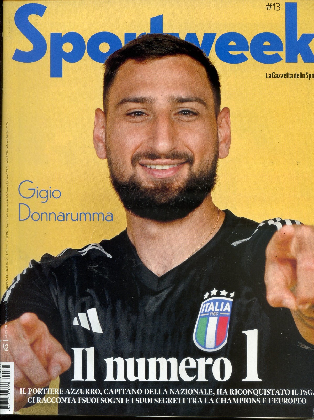 30/03/2024 SPORTWEEK - GIGIO DONNARUMMA 30/03/2024 SPORTWEEK - GIGIO DONNARUMMA