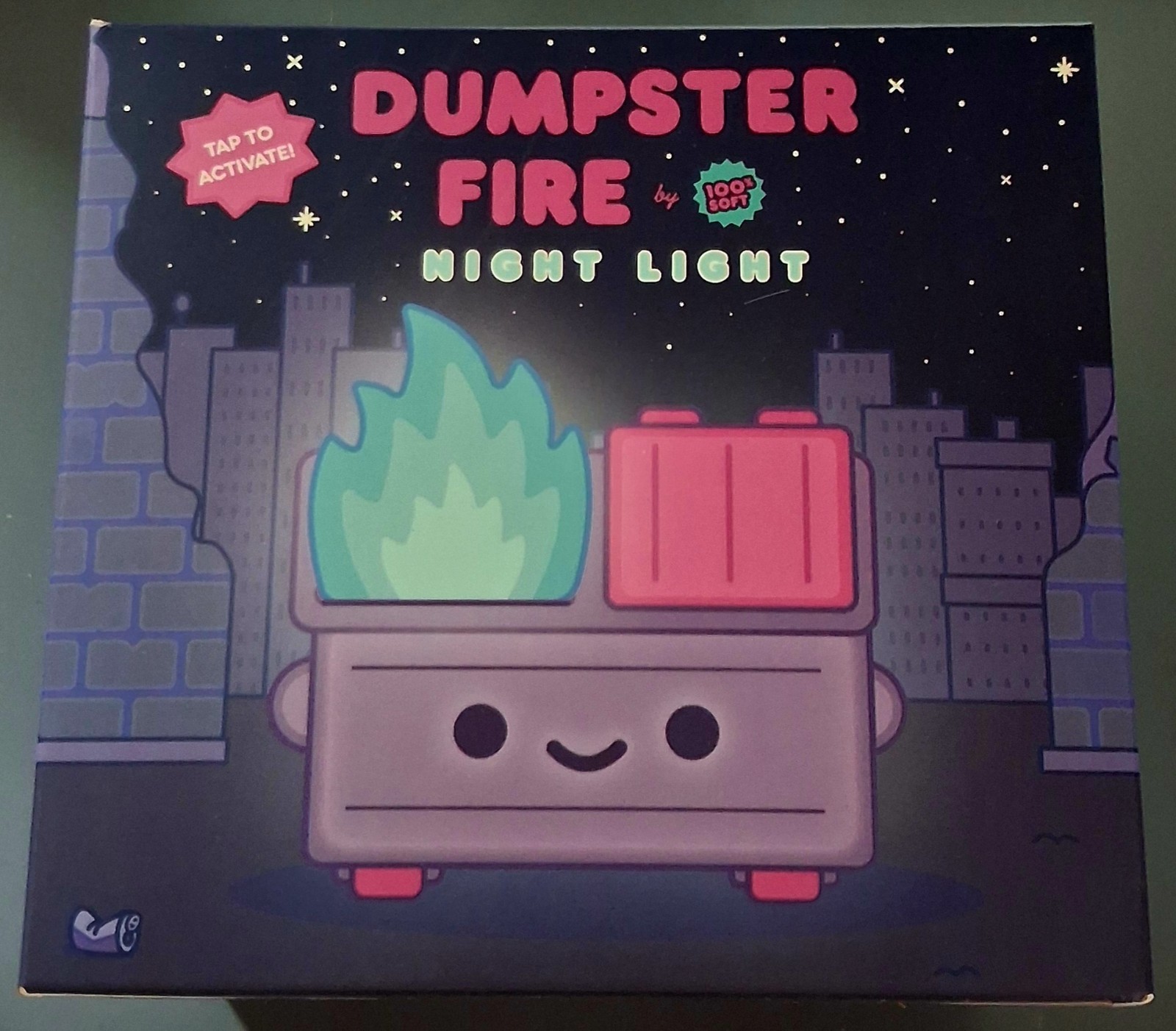 100% Soft Magical Trash Edition Dumpster Fire Figure Rare Night Light 100% Soft Magical Trash Edition Dumpster Fire Figure Rare Night Light