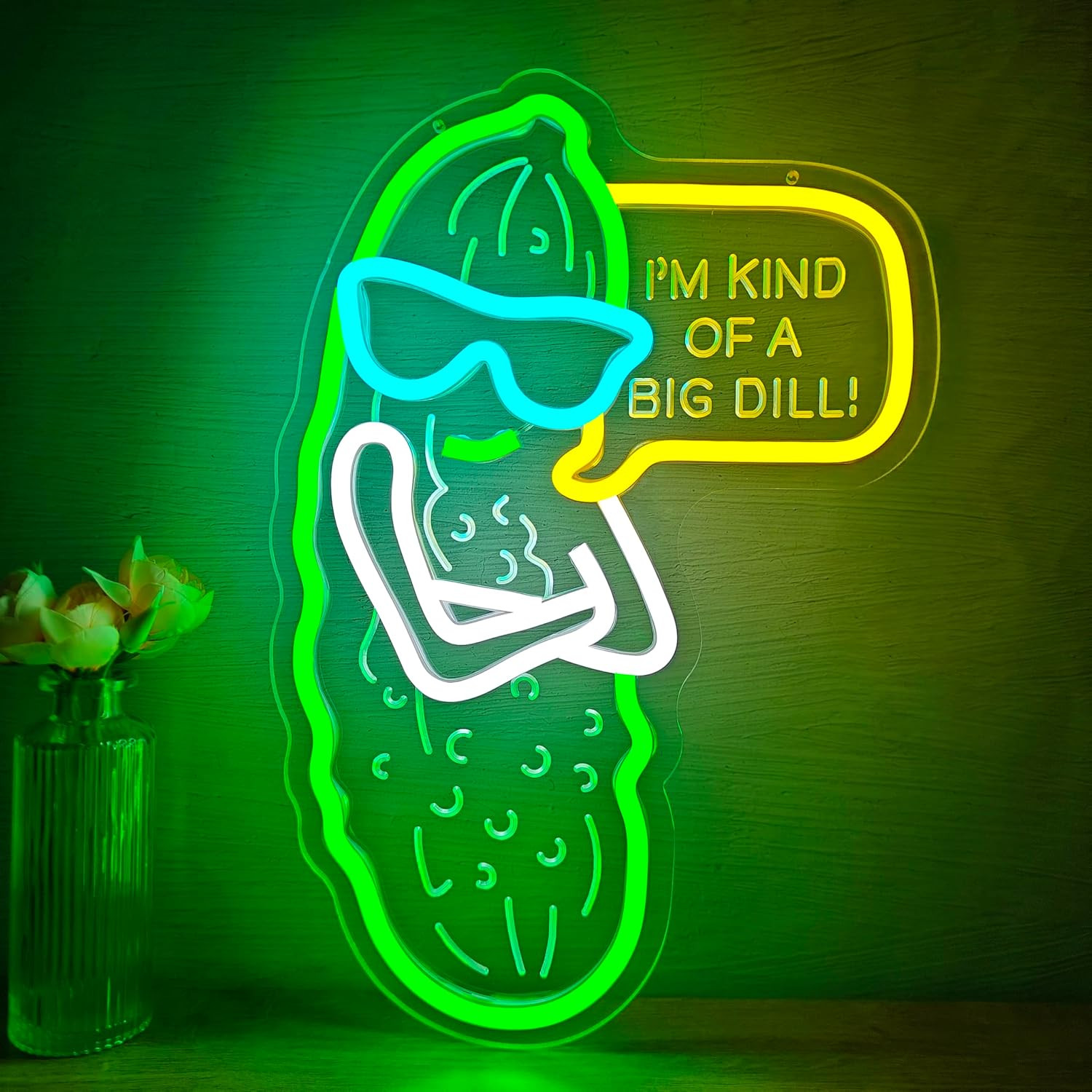 I'M Kind of a Big Dill Neon Sign Funny Pickle Led Sign Dimmable Dill Pickles Gif I'M Kind of a Big Dill Neon Sign Funny Pickle Led Sign Dimmable Dill Pickles Gif