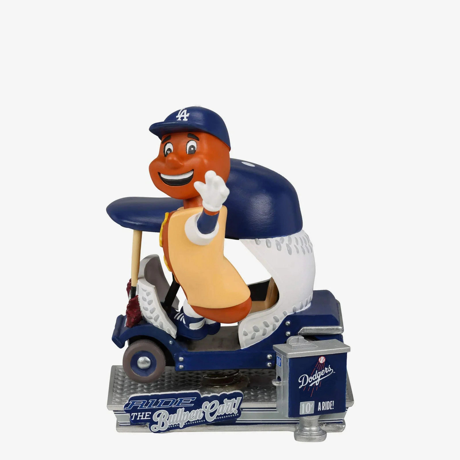 Dodger Dog Los Angeles Dodgers Bullpen Cart Bobblehead MLB Baseball Dodger Dog Los Angeles Dodgers Bullpen Cart Bobblehead MLB Baseball