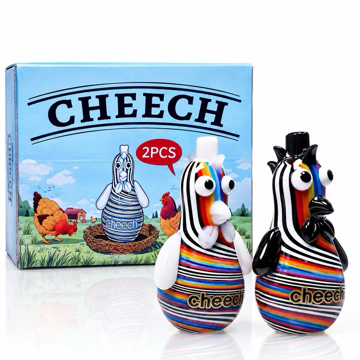 Cheech Glass 4.5" Chicks Hand Pipe 2 Pack Limited Edition *USA* Cheech Glass 4.5" Chicks Hand Pipe 2 Pack Limited Edition *USA*