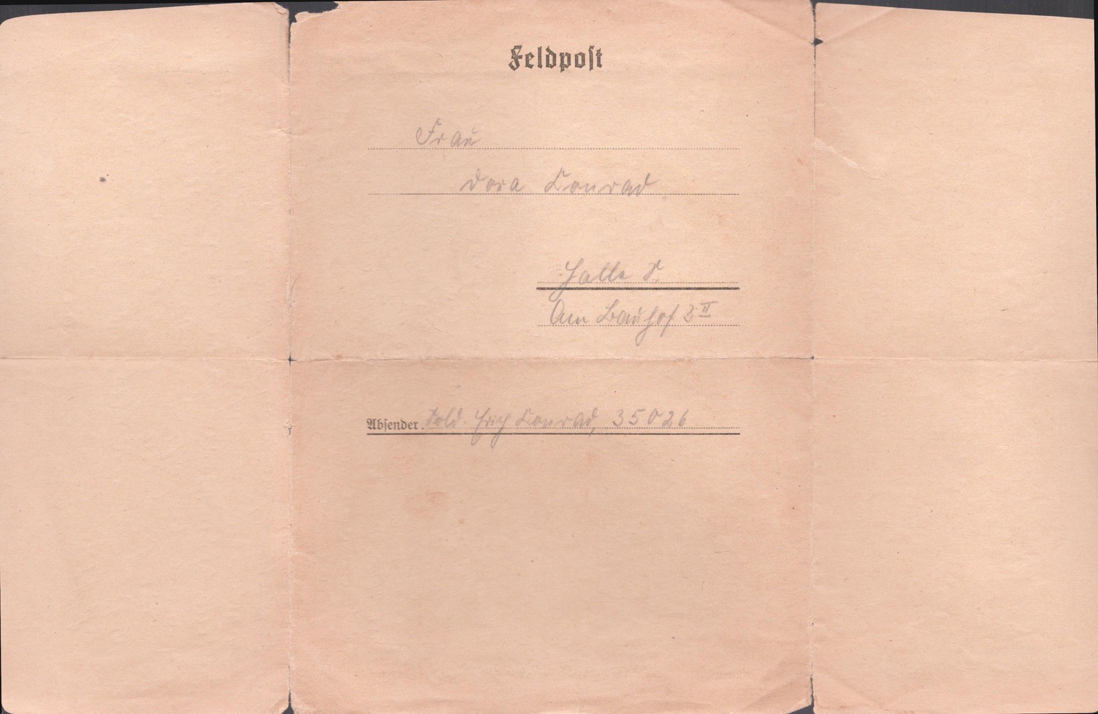 1943 WWII German Feldpost Letter May 25 Soldier Personal Wartime Correspondence 1943 WWII German Feldpost Letter May 25 Soldier Personal Wartime Correspondence